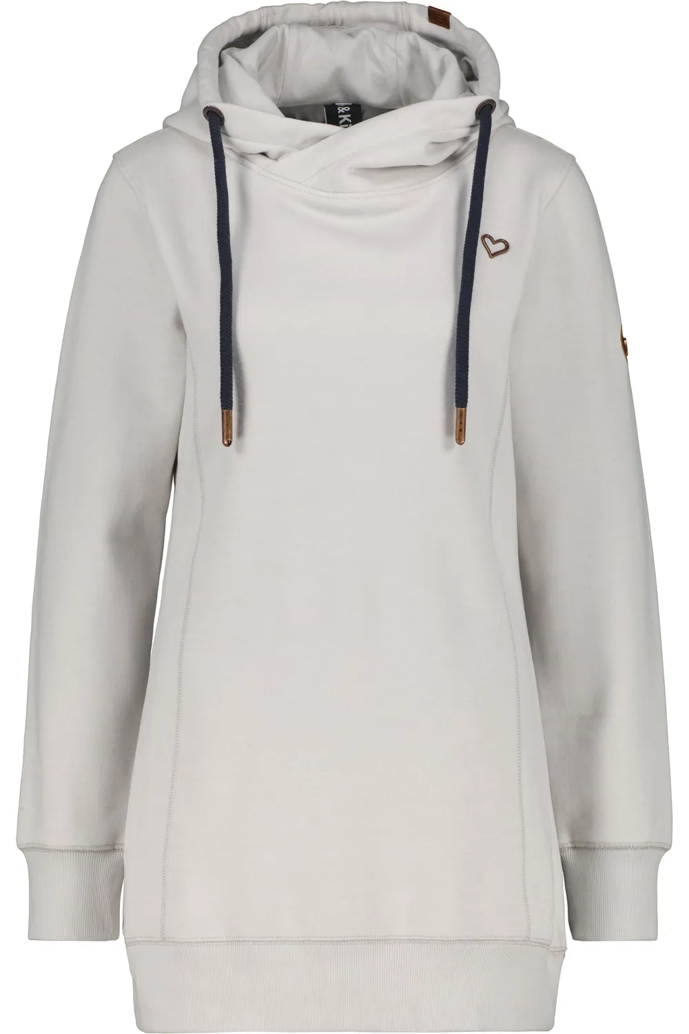 Alife & Kickin AlvaAK A Hoodie grau Kapuze Damen