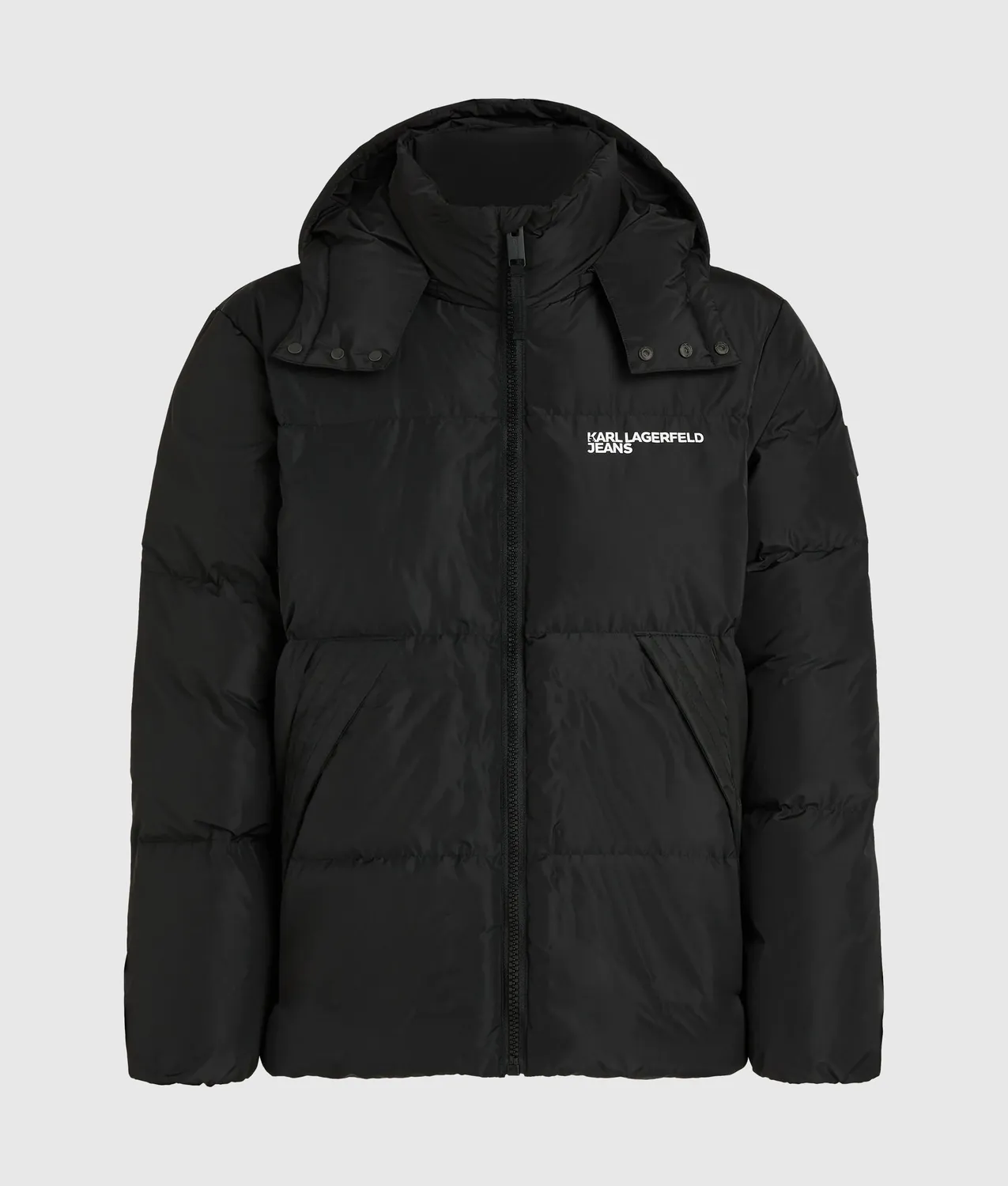 Karl Lagerfeld KL Jeans Pufferjacke mit Kapuze