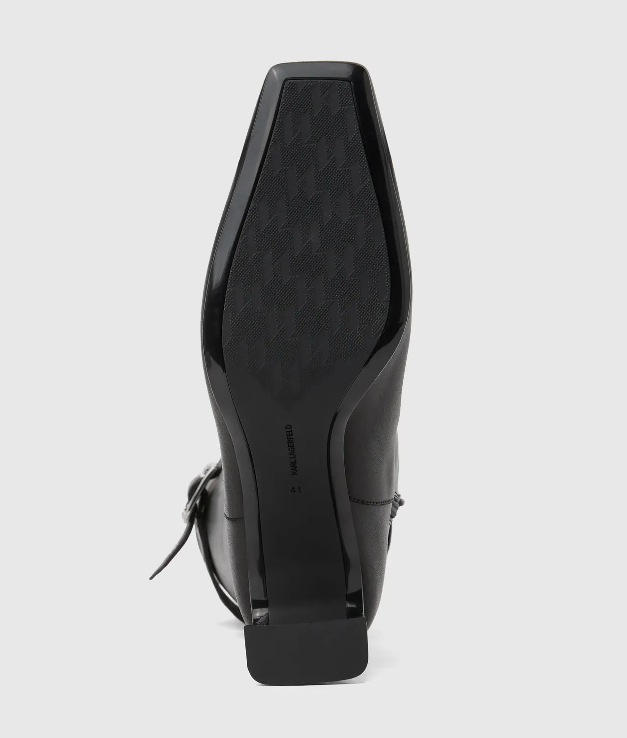 Karl Lagerfeld Kati Kniehohe Stiefel Leder Schnalle