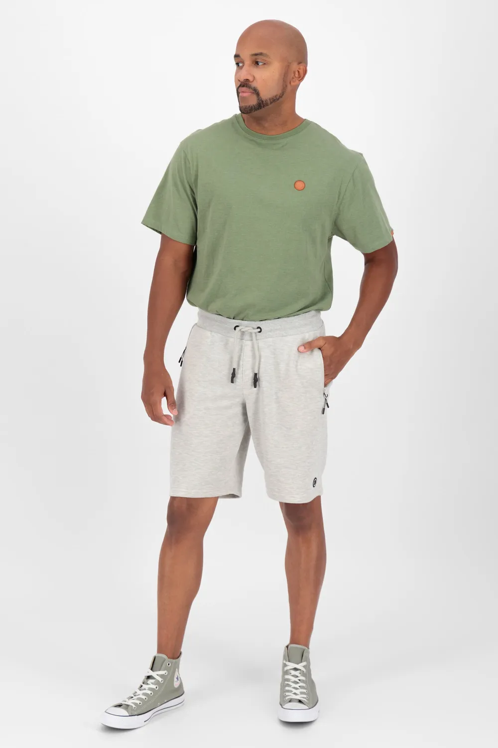 Alife & Kickin AndyAK A Shorts Grau Herren Sweatshorts