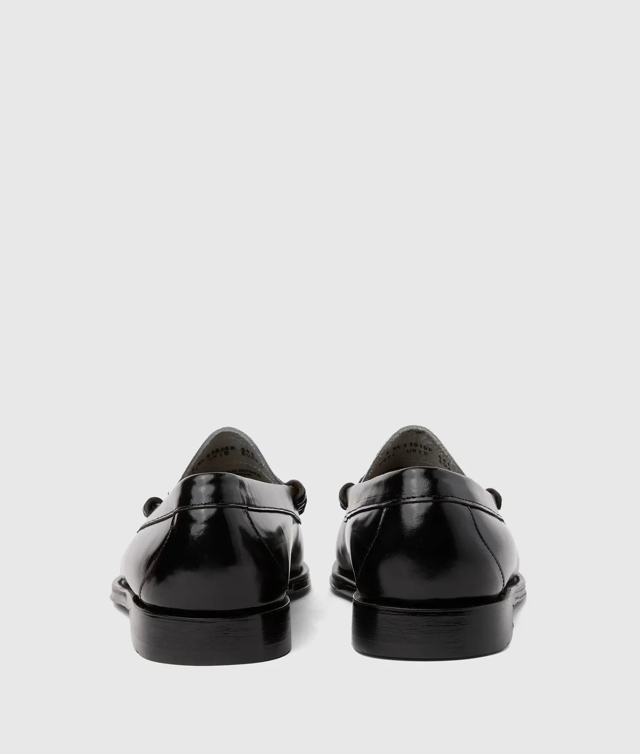 Karl Lagerfeld x G.H.Bass Penny Loafer Leder schwarz-weiß