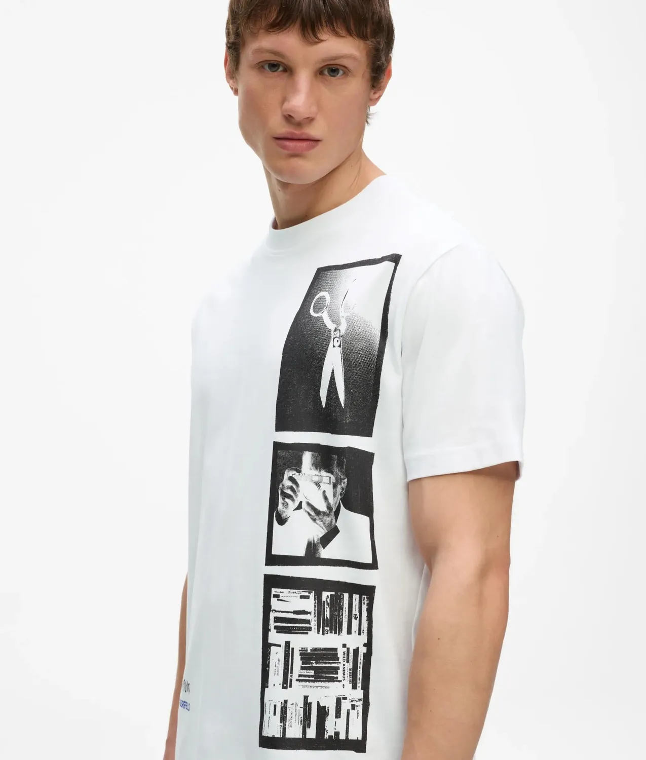 Karl Lagerfeld Polaroid Print T-Shirt KL Jeans Herren