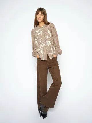 Mos Mosh MMDara Shadow Hose Wide Leg High-Waist