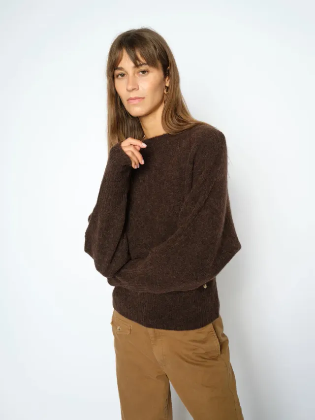 Mos Mosh MMThora Boatneck Pullover Delicioso Wollmix XS