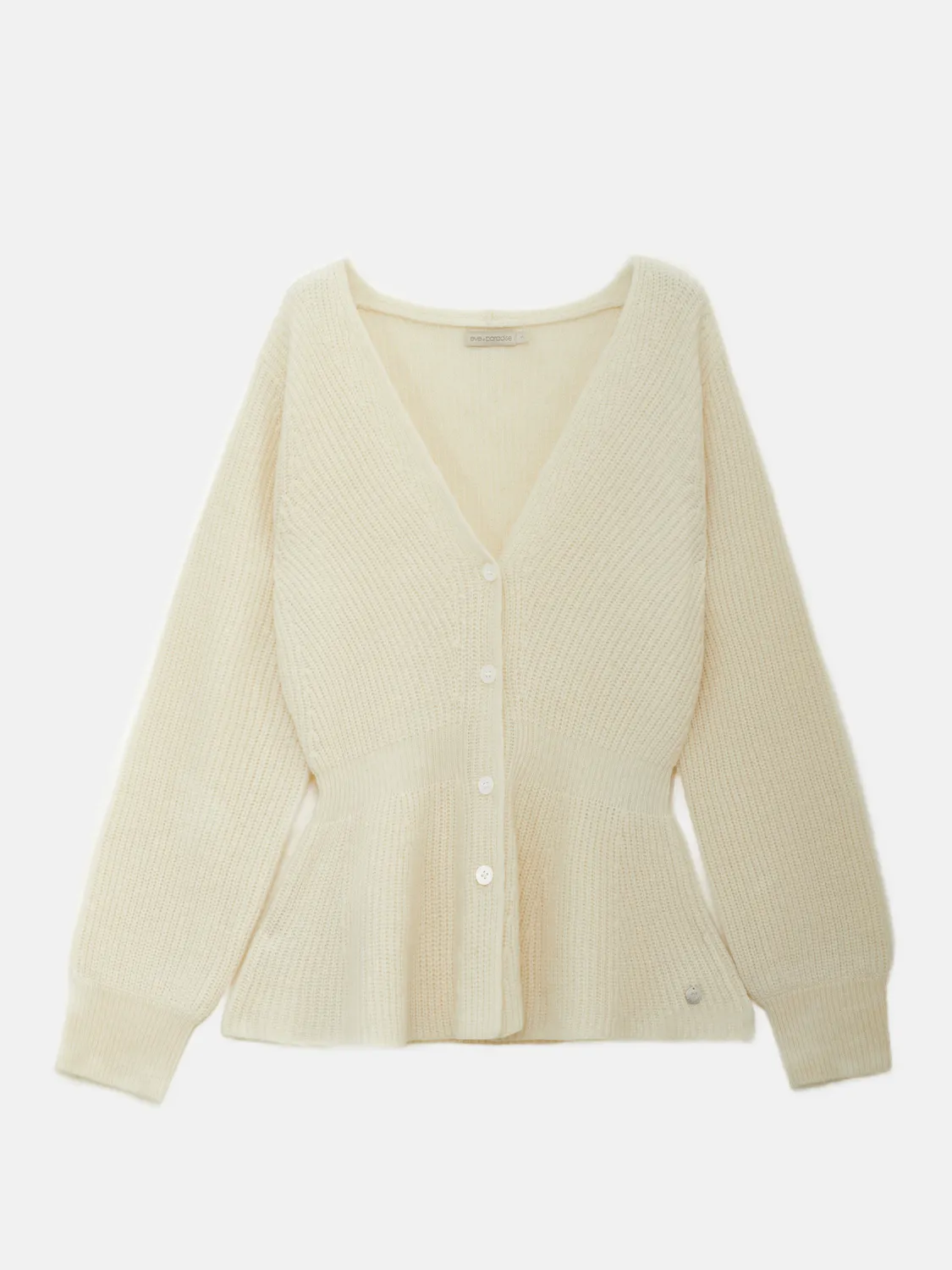 Senatex Schößchen Strickjacke Wolle Cream