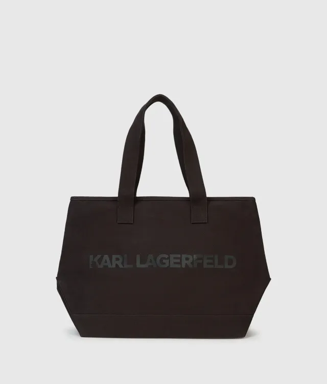 Karl Lagerfeld Logo Tote Shopper XL Baumwolle