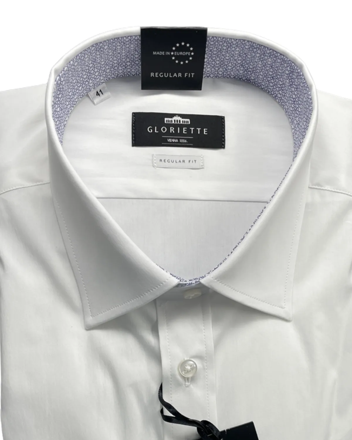 Gloriette Windsor Finest Quality Hemd Weiß Stretch Regular Fit