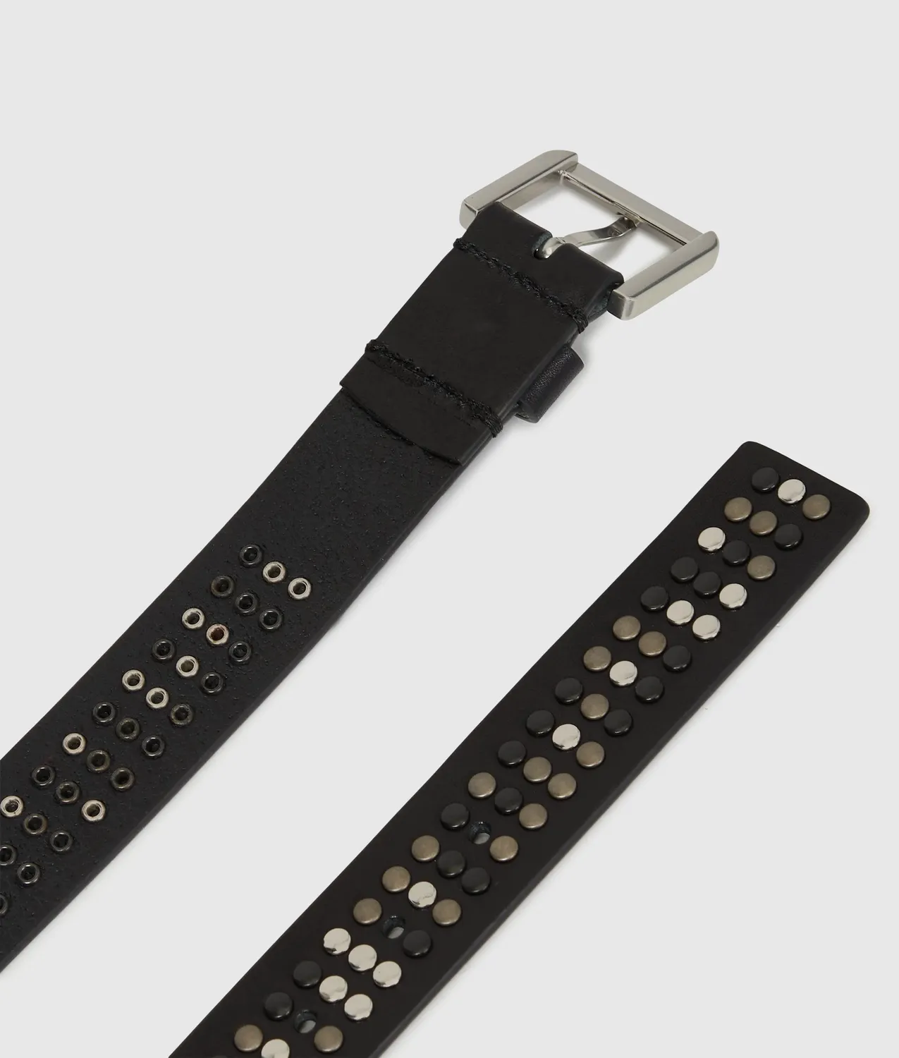 Karl Lagerfeld KL Jeans Studded Ledergürtel Nieten
