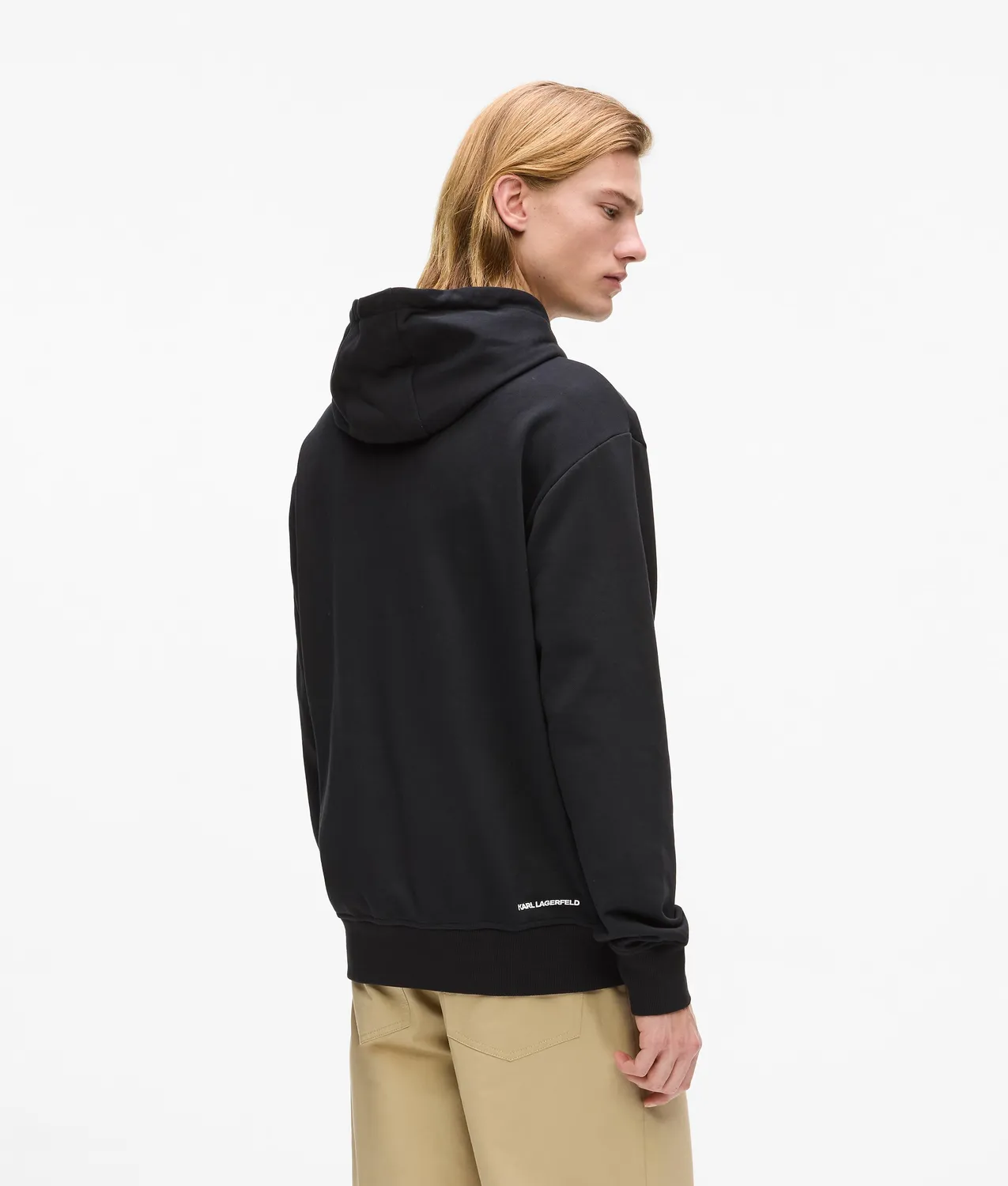 Karl Lagerfeld Ikon K-Initial Hoodie Bio-Baumwolle