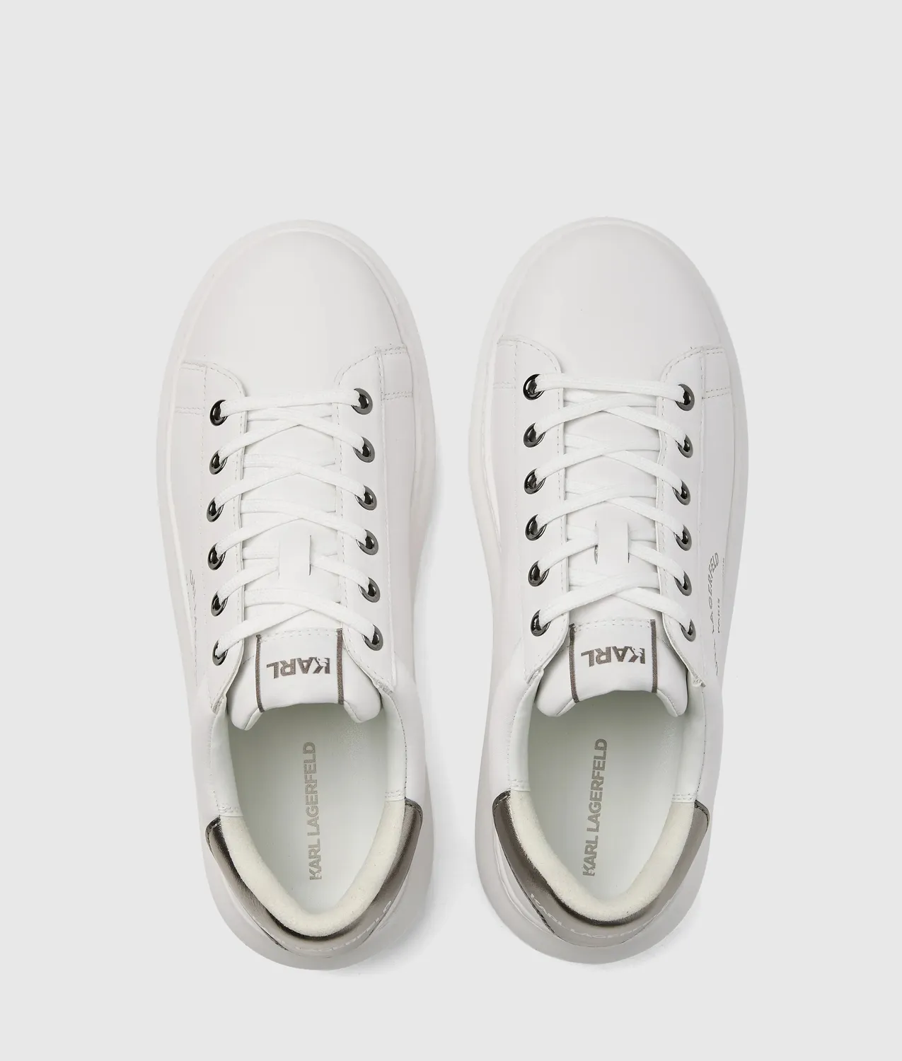 Karl Lagerfeld Kapri Maison Sneaker Damen Leder weiß