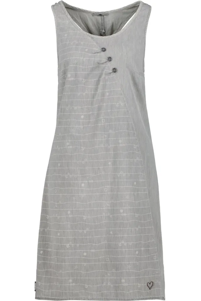 Alife & Kickin CameronAK DNM Kleid Grau Denim