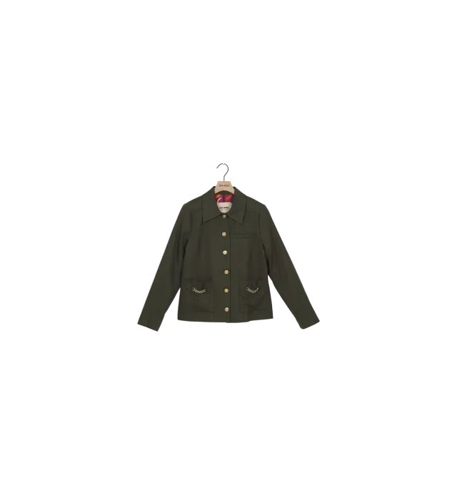 Mos Mosh MMIris Leport Jacke Forest Night 36 Twill