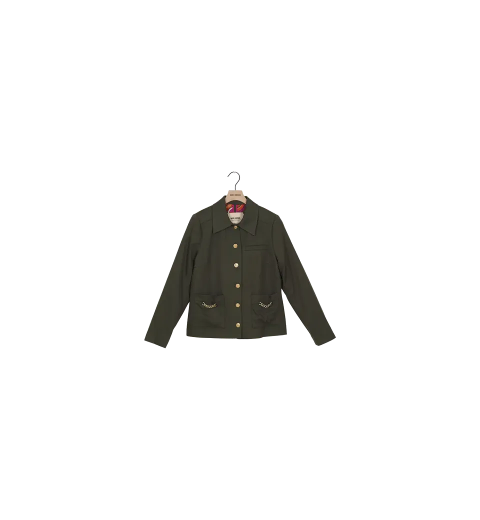 Mos Mosh MMIris Leport Jacke Forest Night 36 Twill