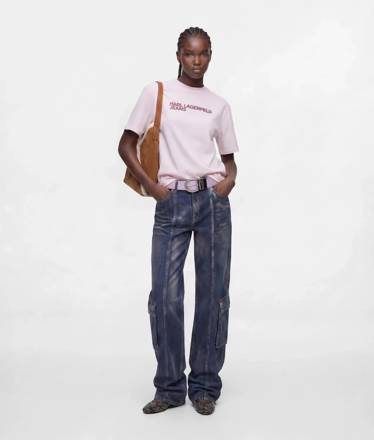 Karl Lagerfeld KL Jeans Logo T-Shirt Bio-Baumwolle