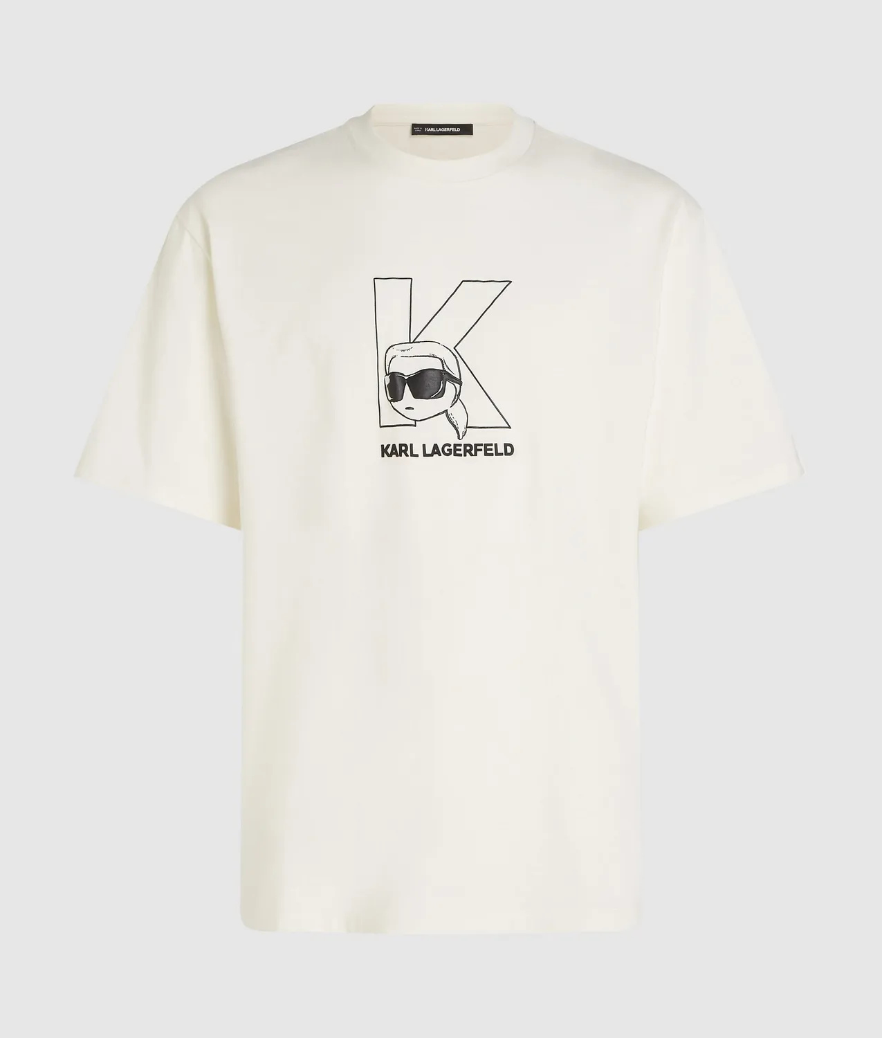 Karl Lagerfeld Ikon K-Initial T-Shirt Bio-Baumwolle