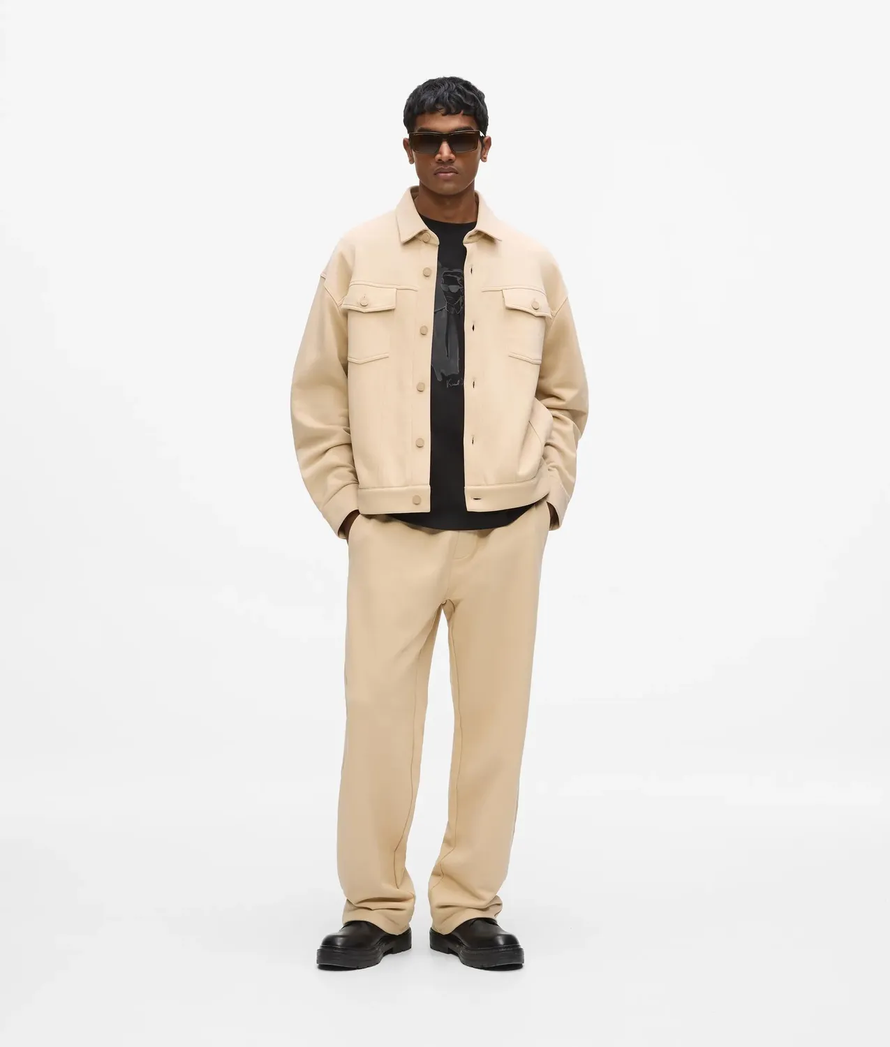 Karl Lagerfeld Loose-fit Sweatpants Jogginghose Baumwolle