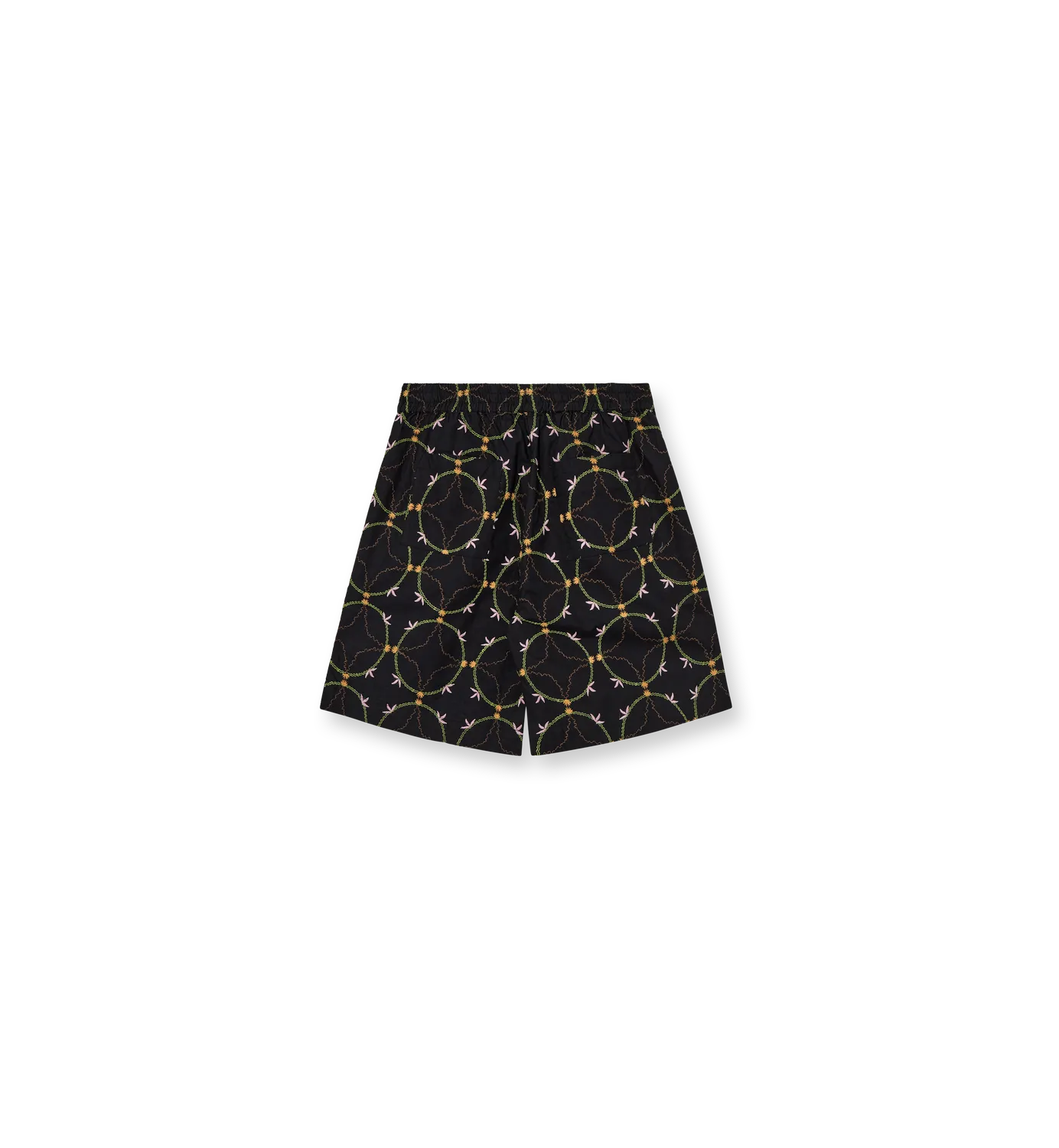 Mos Mosh MMHLively Sensi Shorts Blueberry Stickerei