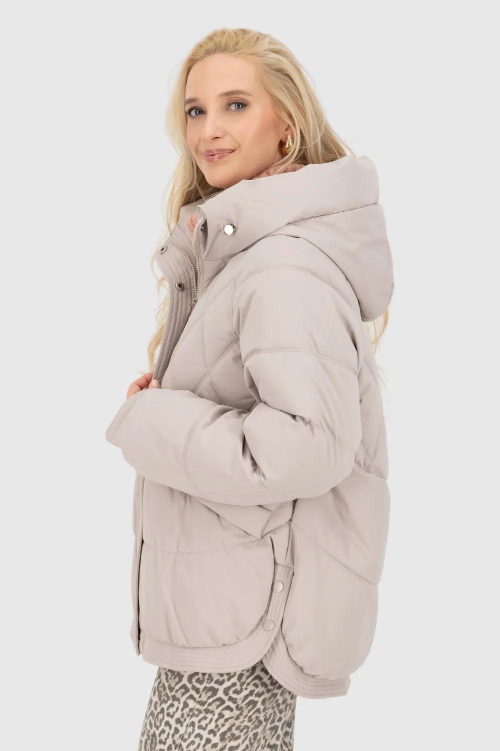 Alife & Kickin HedwigAK A Winterjacke Grau Stepp
