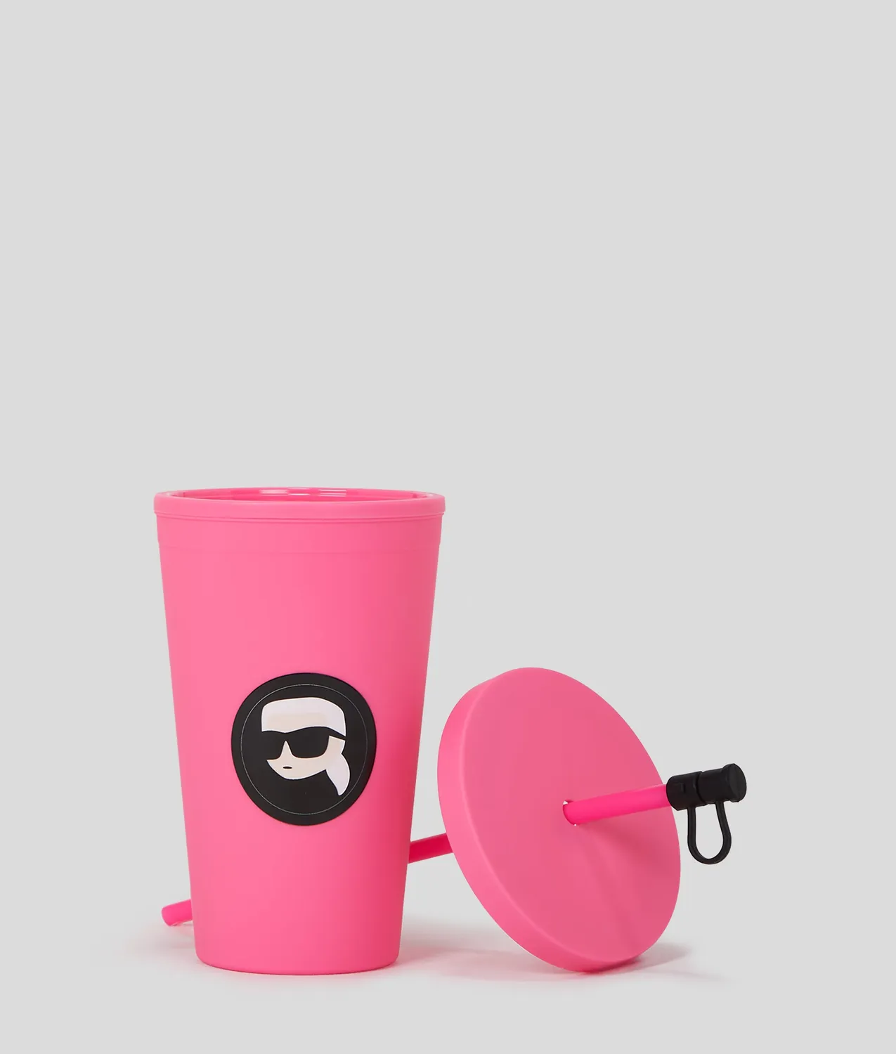 Karl Lagerfeld Ikon To-go Becher mit Strohhalm