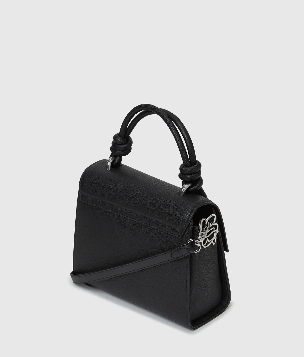 Karl Lagerfeld Ikon Pebble Satchel Tasche One Size Schwarz