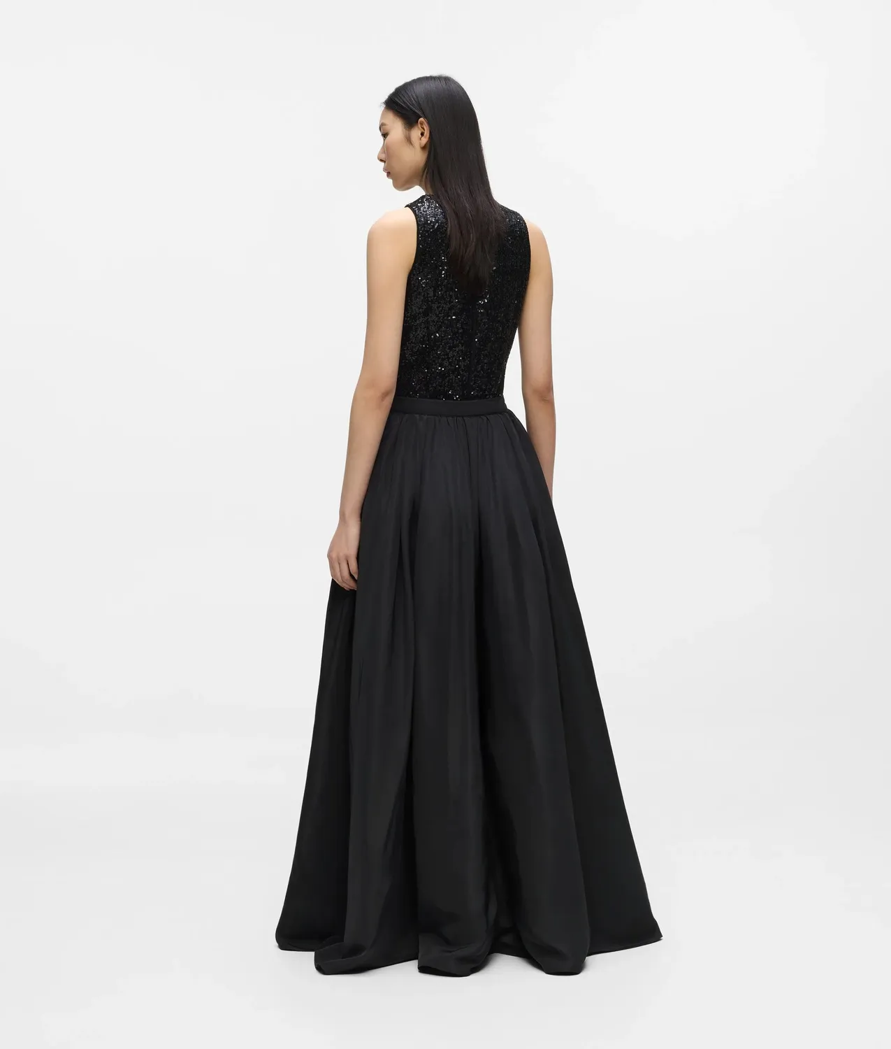 Karl Lagerfeld Paillettenkleid Damen Mini Schwarz