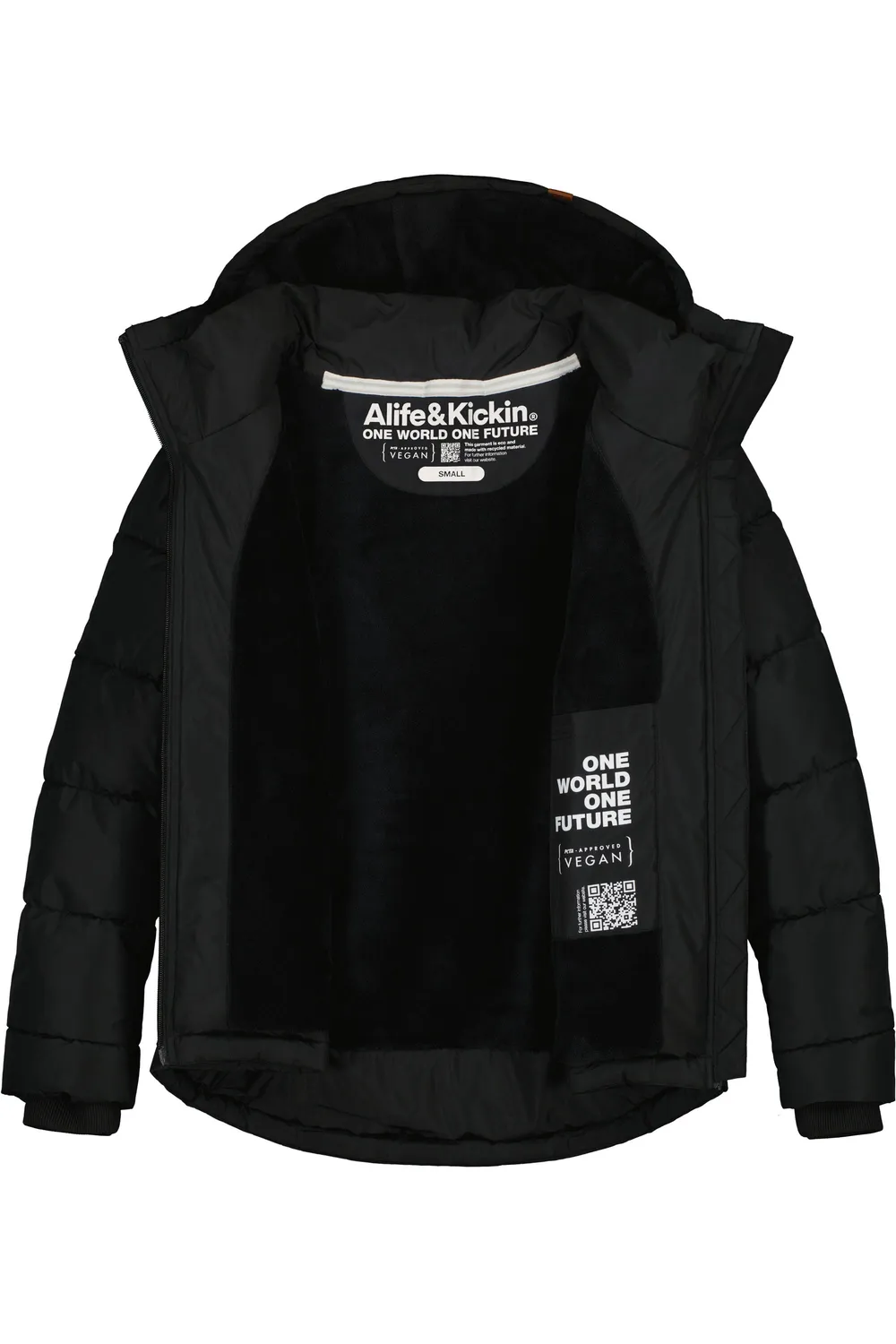 Alife & Kickin JuanaAK A Winterjacke Damen schwarz Stepp