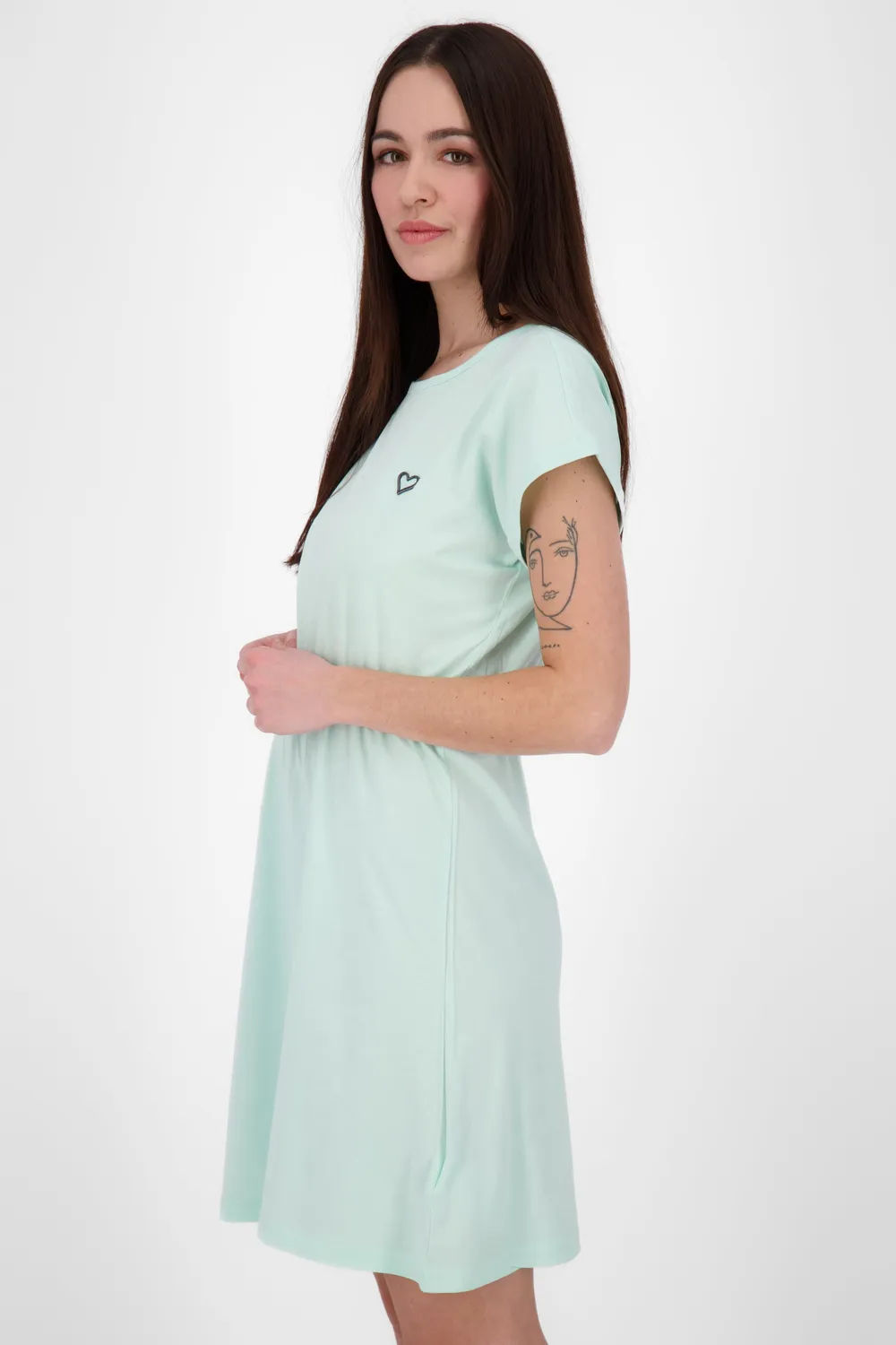 Alife & Kickin NoraAK Freizeitkleid Hellgrün kurz