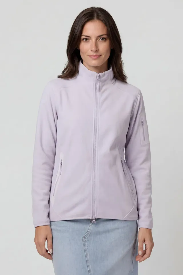 Alife & Kickin SagaAK F Fleece Sweatjacke Violett Damen