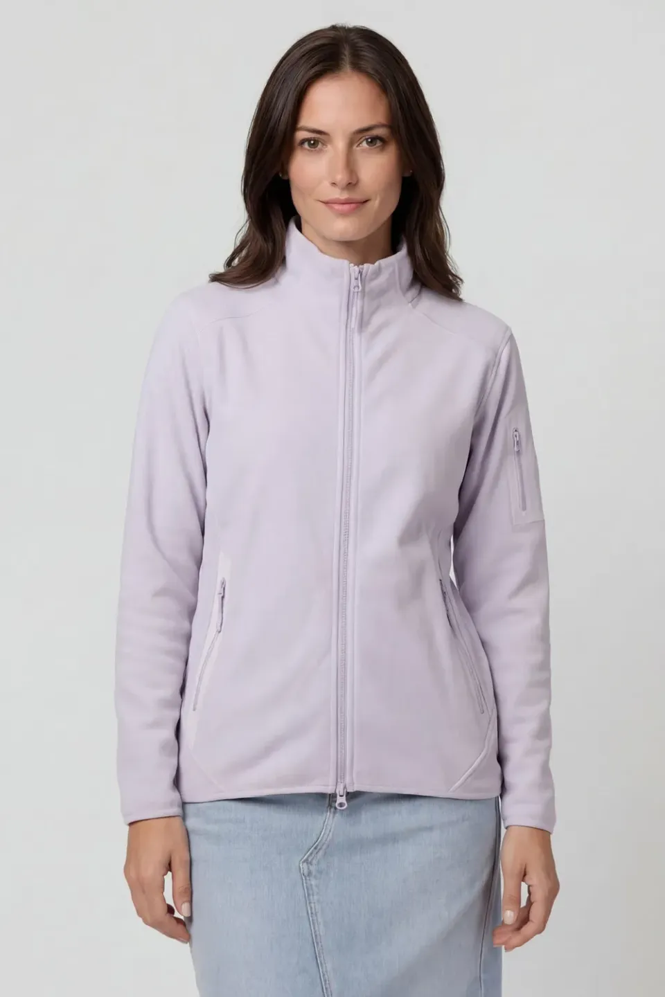 Alife & Kickin SagaAK F Fleece Sweatjacke Violett Damen