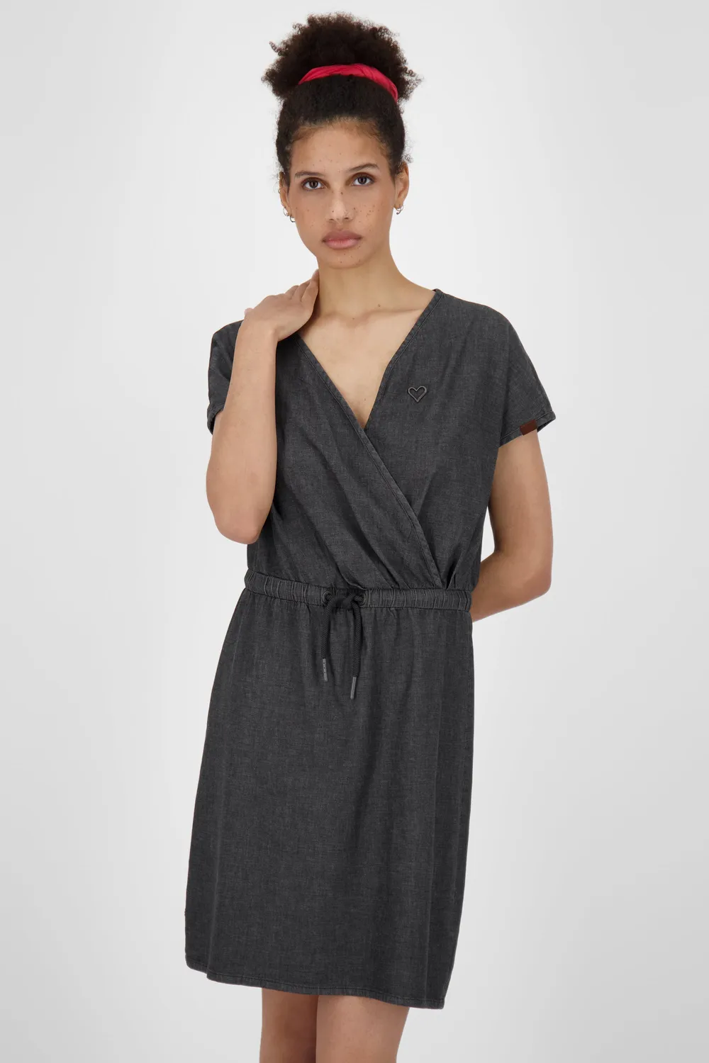 Alife & Kickin OrnellaAK DNM Kleid Schwarz Denim