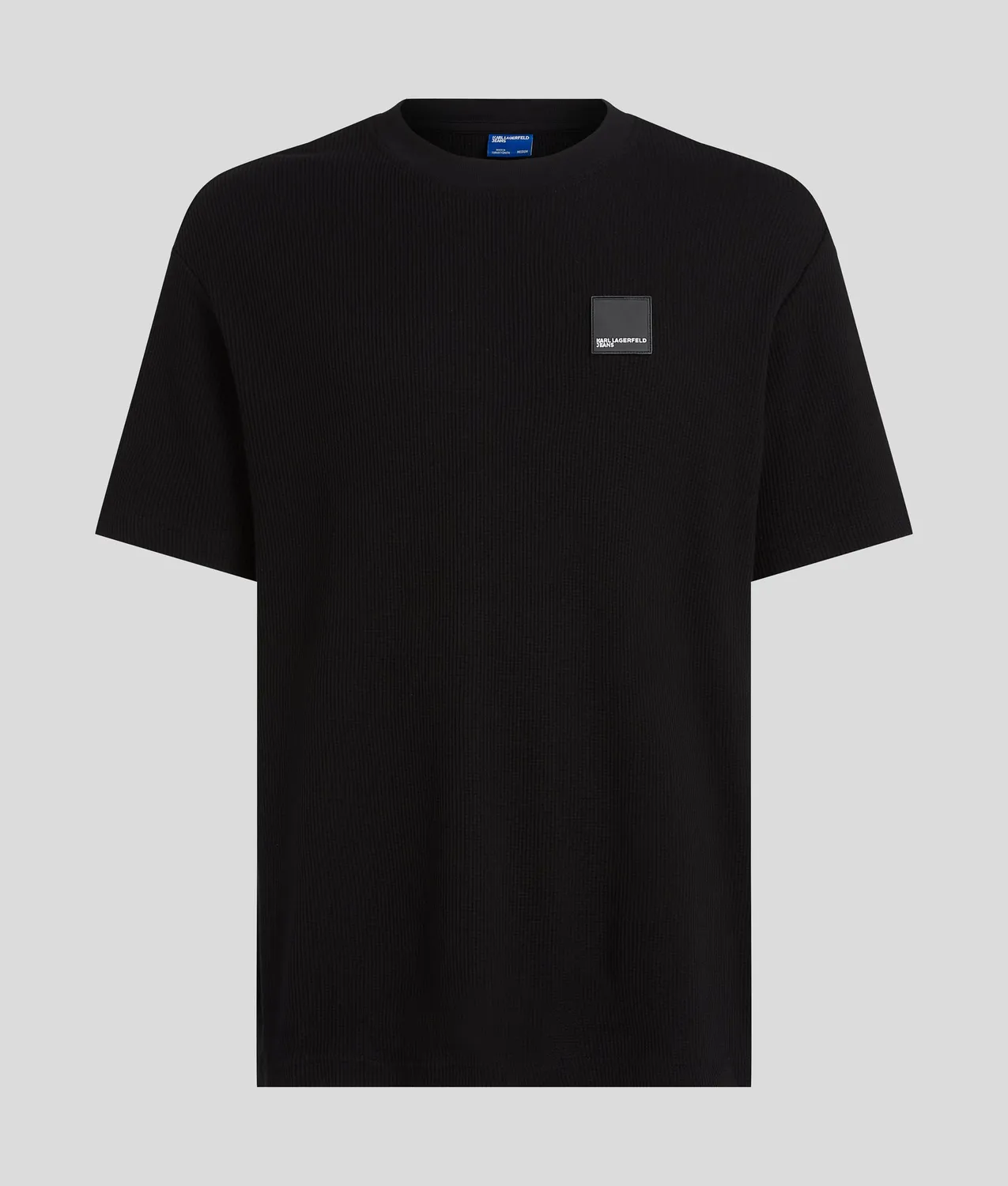 Karl Lagerfeld Jeans Waffle T-Shirt mit Logo