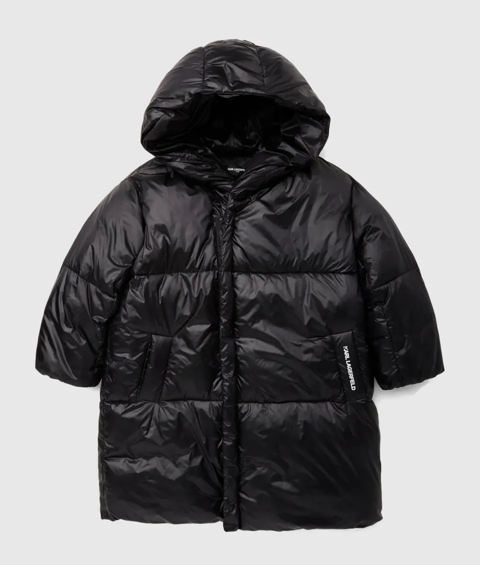 Karl Lagerfeld Kids Steppjacke lang Mädchen wasserabweisend