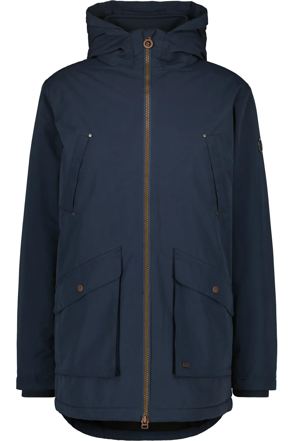 Alife & Kickin RonAK A Parka Dunkelblau Herren Winter