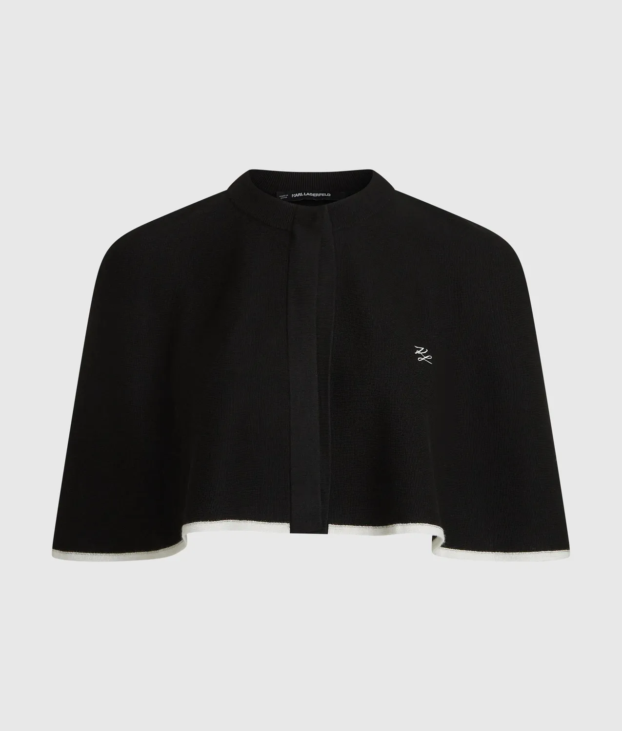 Karl Lagerfeld Transformable Cape Kleid Wolle
