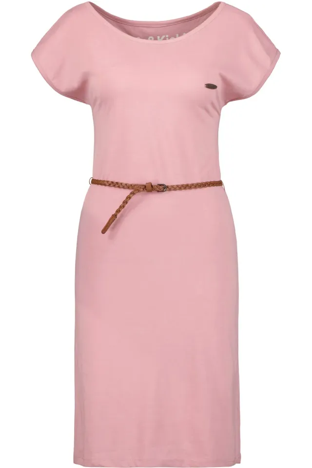 Alife & Kickin ElliAK A T-Shirtkleid Rosa Jersey
