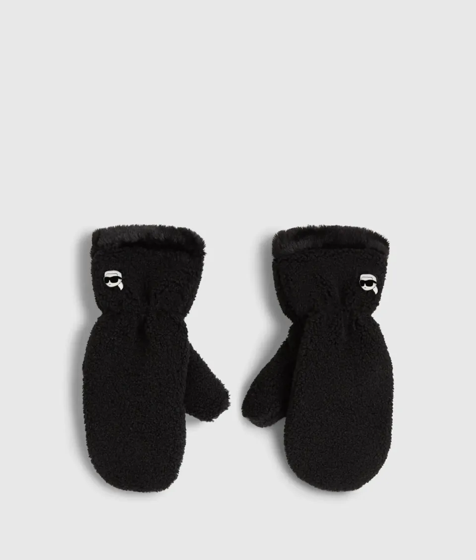 Karl Lagerfeld Ikon Fäustlinge Kunstfell warm