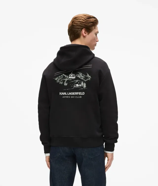 Karl Lagerfeld Après Ski Club Hoodie mit Rückenprint