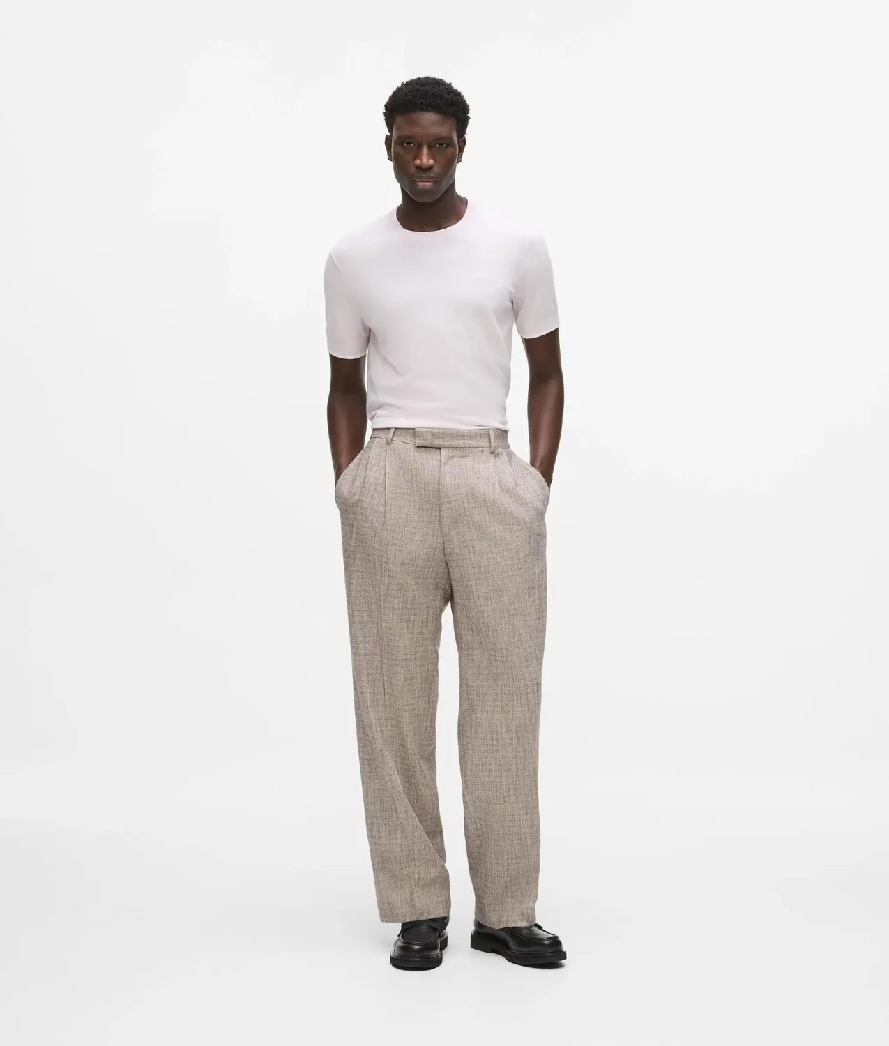 Karl Lagerfeld Straight-Leg Tailored Pants Anzughose 32 Stretch