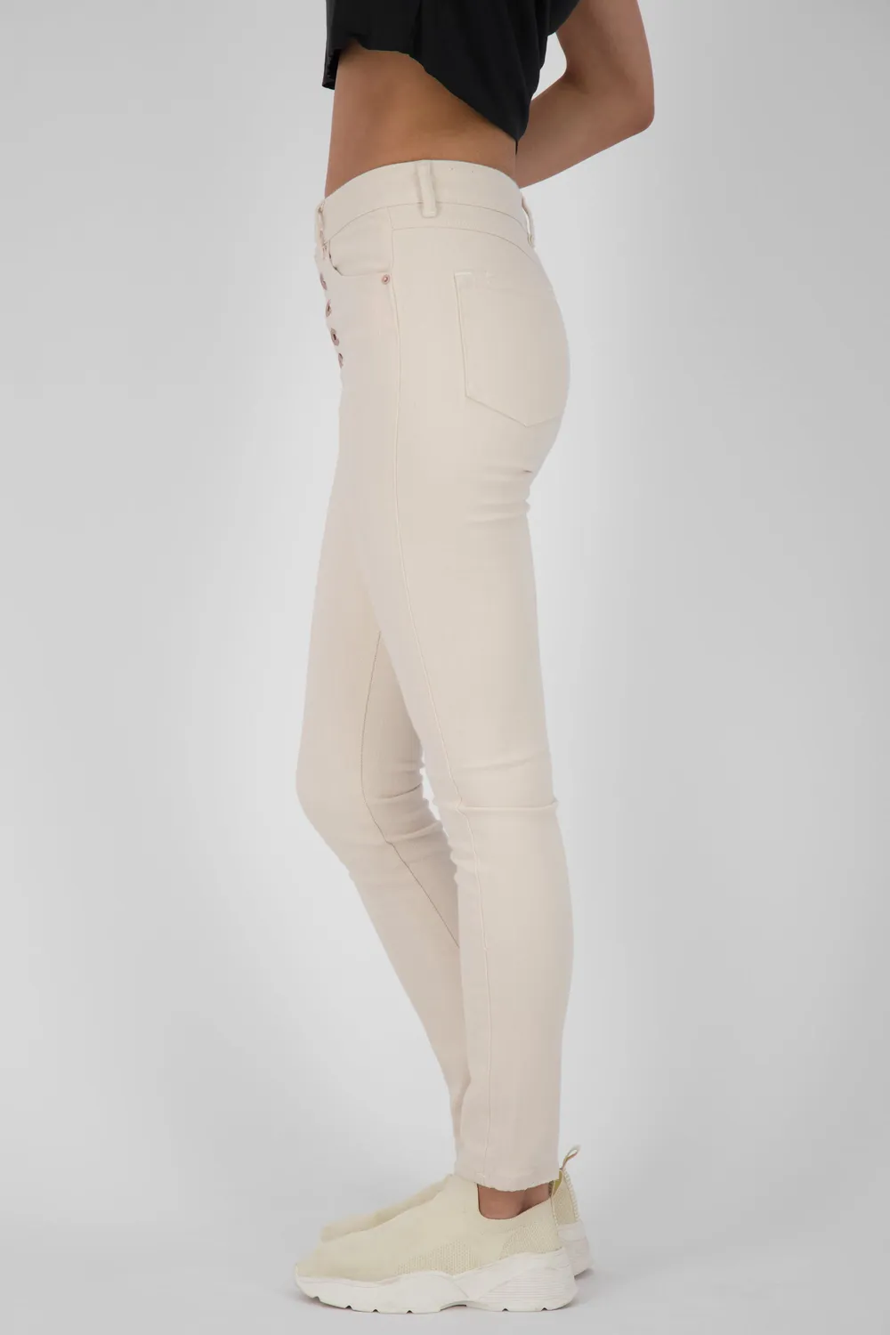 Alife & Kickin LeonoraAK DNM R Skinny Jeans Beige Damen