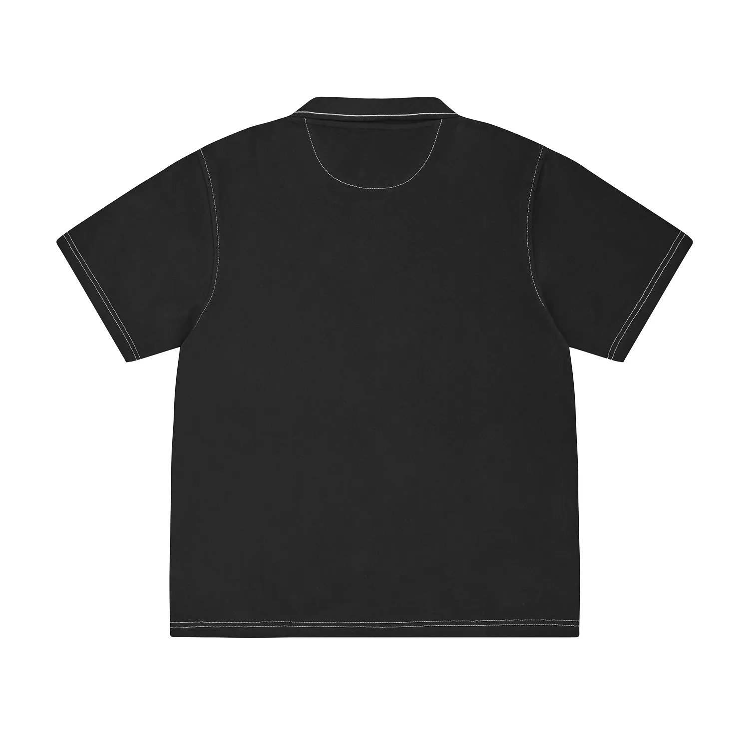 Corteiz Island Polo Shirt Black aus Baumwolle