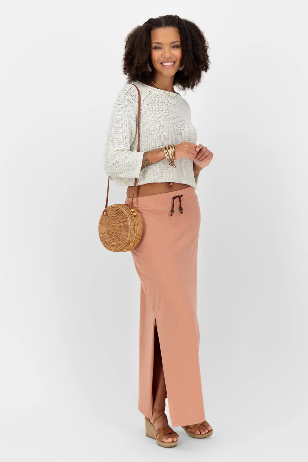 Alife & Kickin LinaAK A Maxirock Rosa Damen