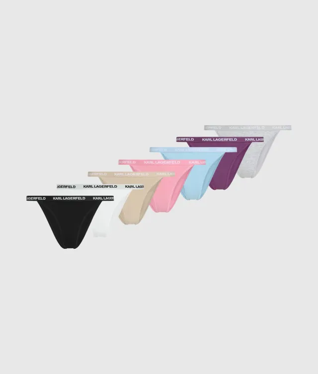 Karl Lagerfeld Logo Brazilian Slip 7er-Pack Bio