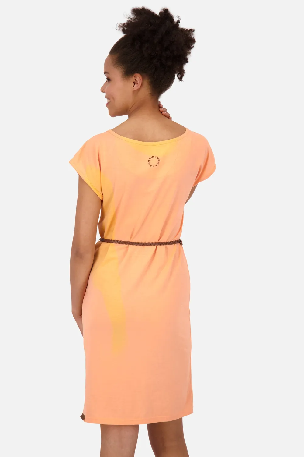 Alife & Kickin ElliAK A Shirt Dress Orange Jersey