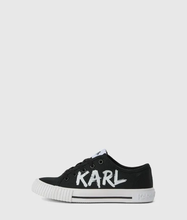 Karl Lagerfeld Graffiti Sneaker Jungen Low-Top Schnürer