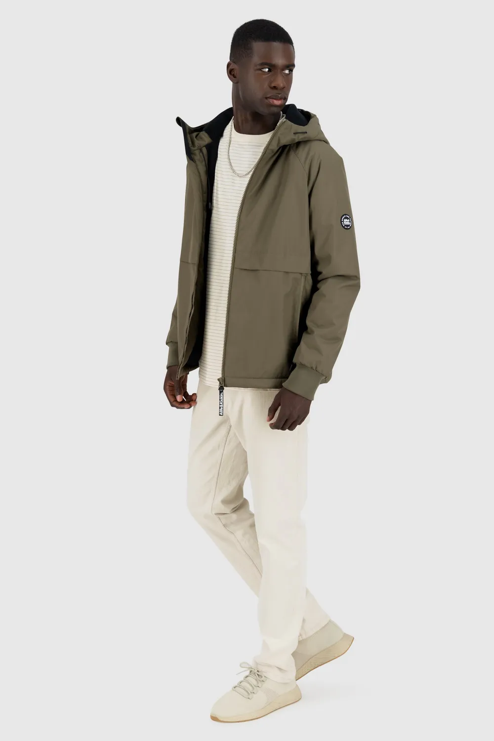 Alife & Kickin MartyAK A Winterjacke Herren dunkelgrün Teddyfutter