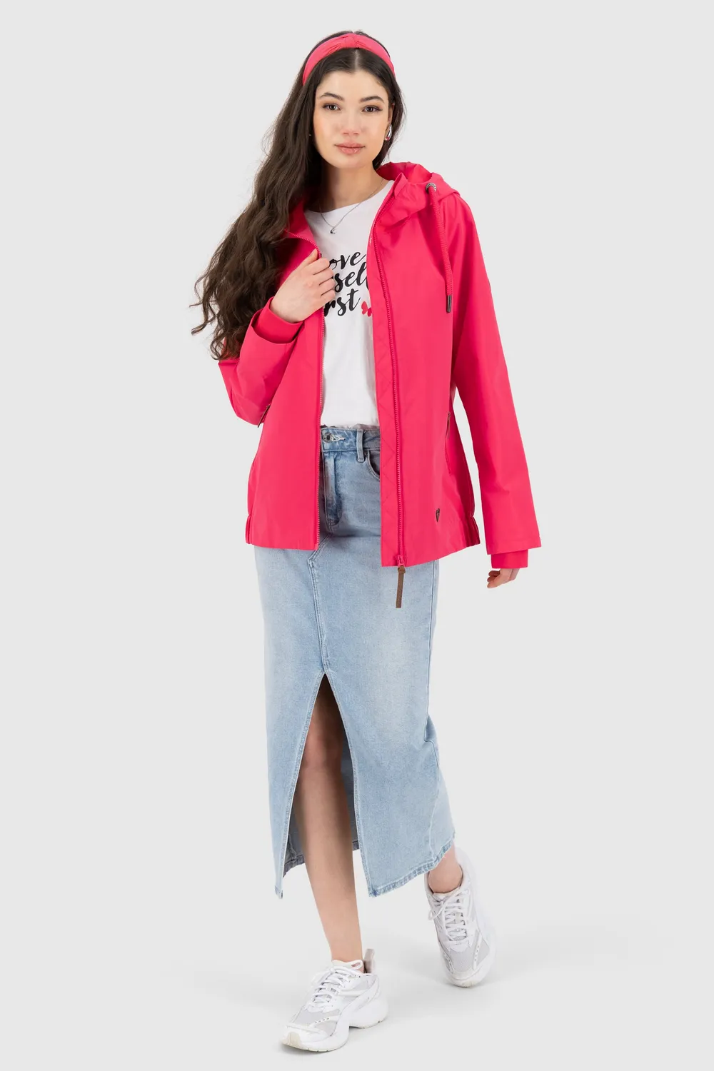 Alife & Kickin BettyAK A Jacke Pink mit Kapuze
