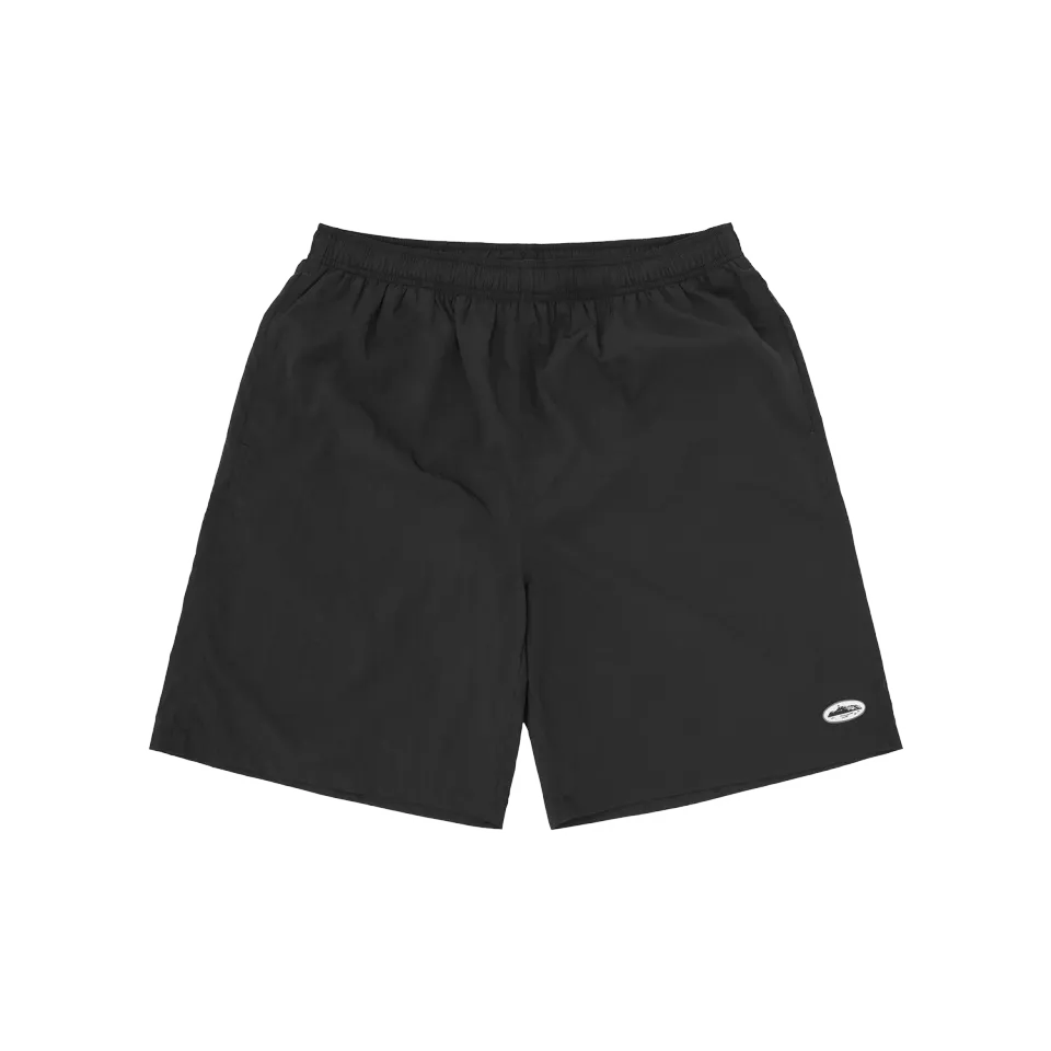 Corteiz Hydro Swim Short Black Badeshorts Allstarz-Print