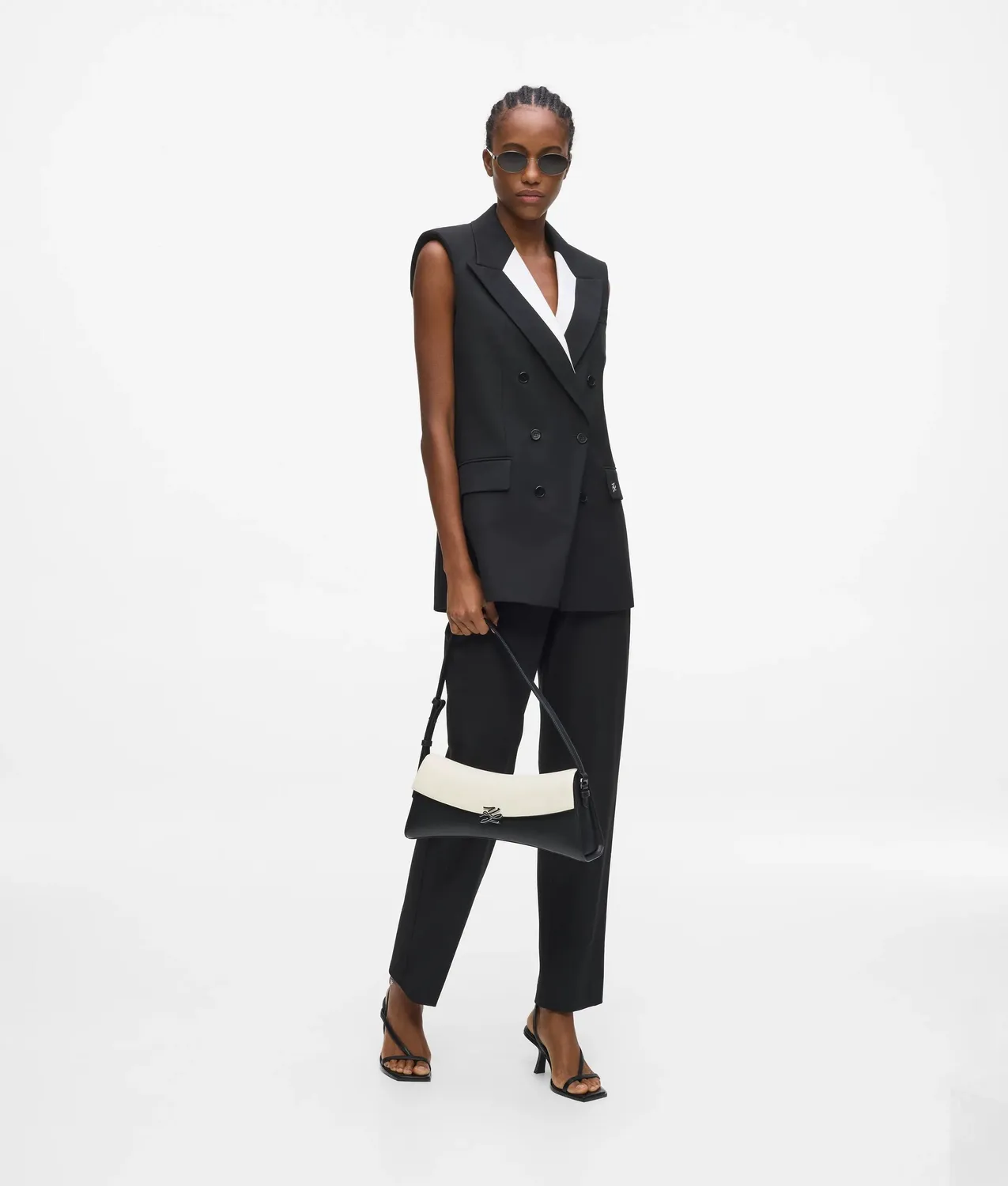 Karl Lagerfeld K/Autograph Twist Schultertasche Colorblock