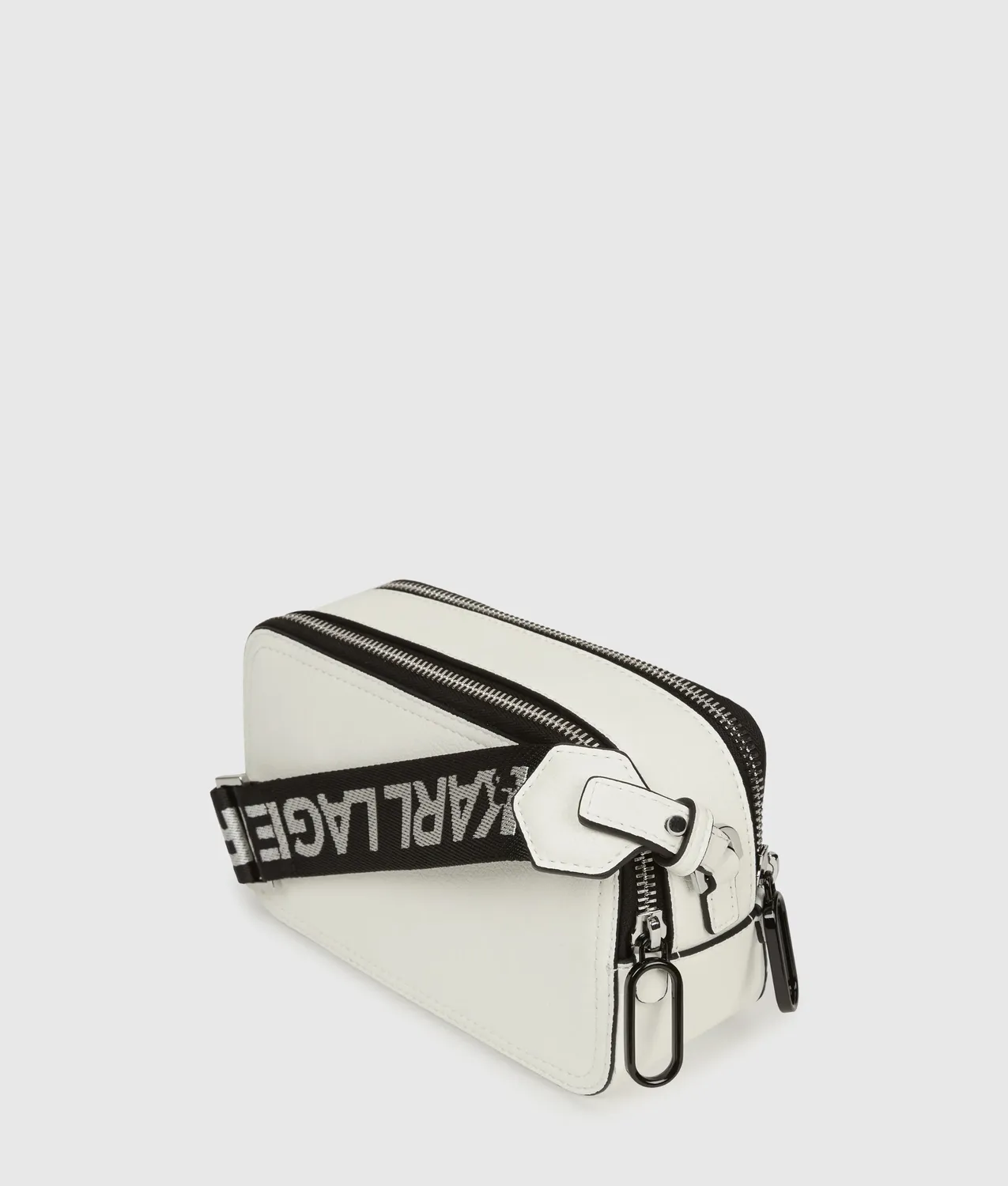 Karl Lagerfeld KL Jeans Box Logo Camera Bag Schwarz