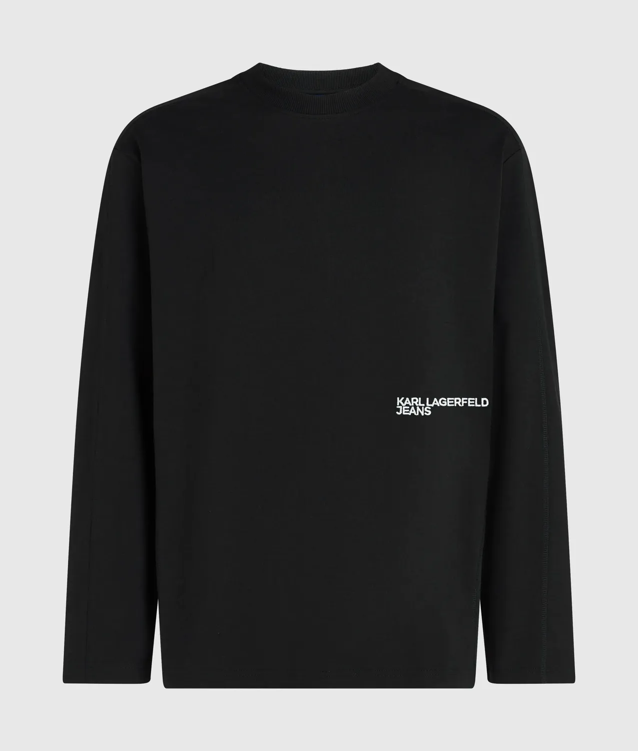 Karl Lagerfeld KL Jeans Langarmshirt Herren Nähte Baumwolle